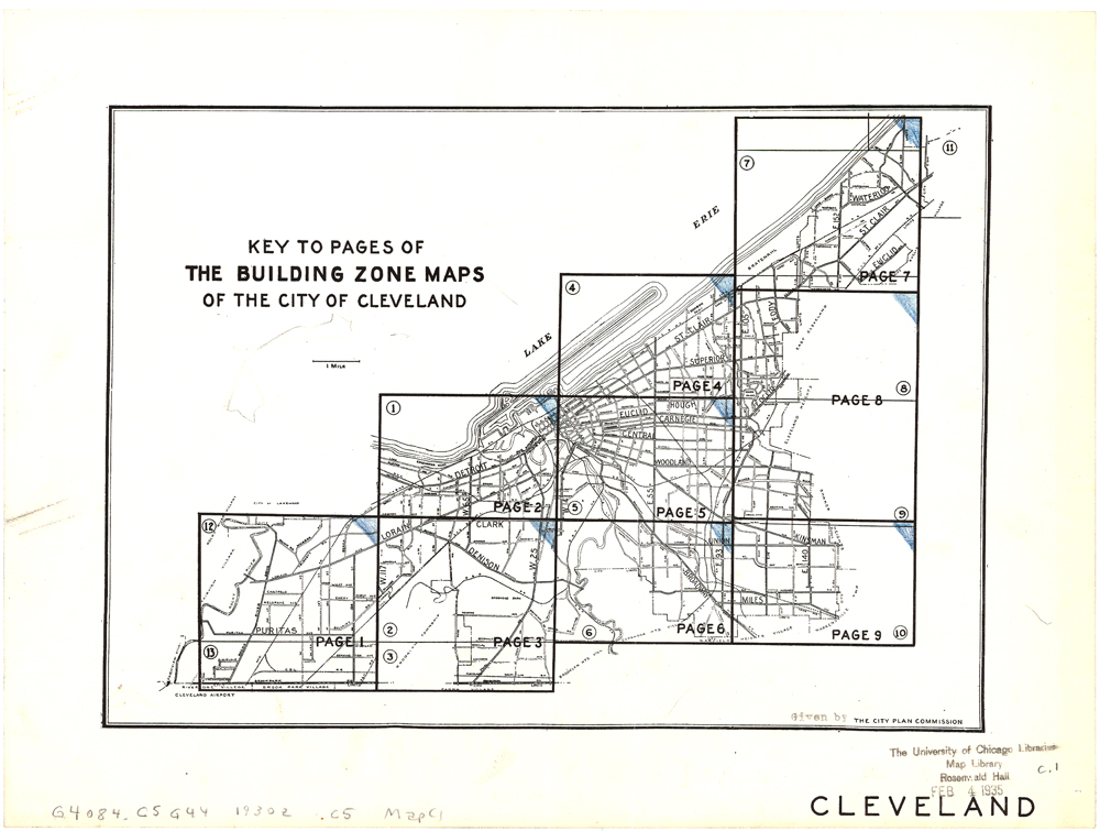 Cleveland building zone maps index