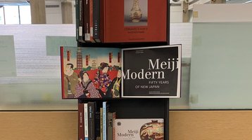Meiji Modern display from Museum Reads at the Library:  Meiji Modern