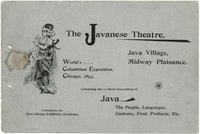World's Columbian Exposition - Java Theater