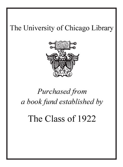 The Class of 1922 Book Endowment Fund for the Library bookplate