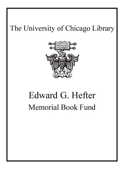 The Edward G. Hefter Memorial Endowment Fund bookplate
