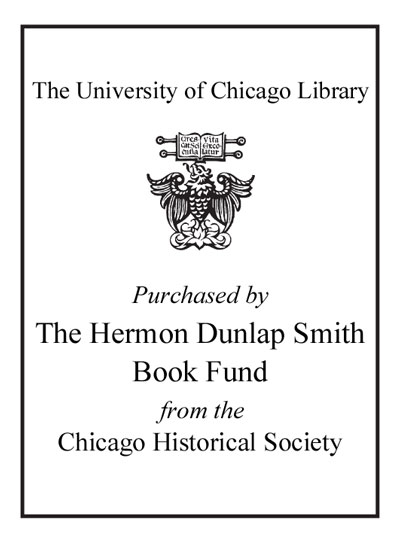 The Hermon Dunlap Smith Book Fund bookplate