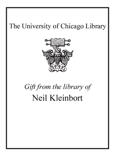 Gift from the Library of Neil Kleinbort bookplate
