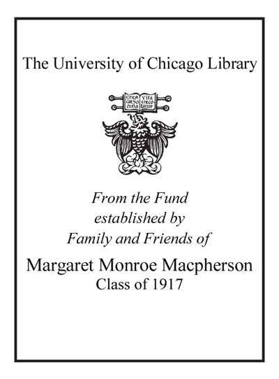 The Macpherson Book Fund bookplate