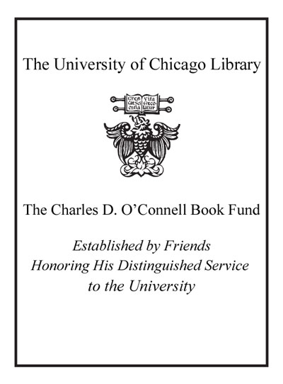 The Charles D. O'Connell Book Fund bookplate