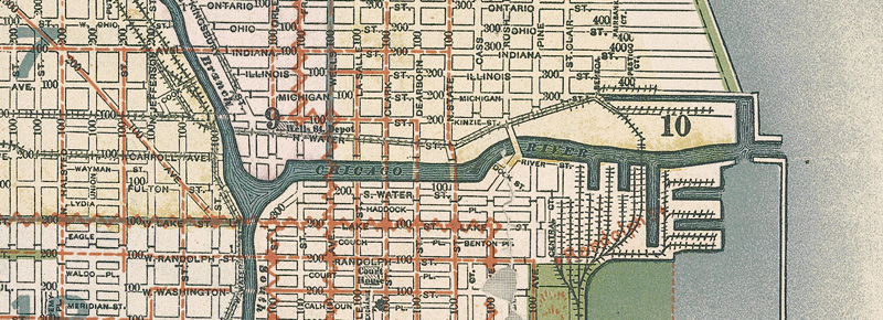 road map of chicago