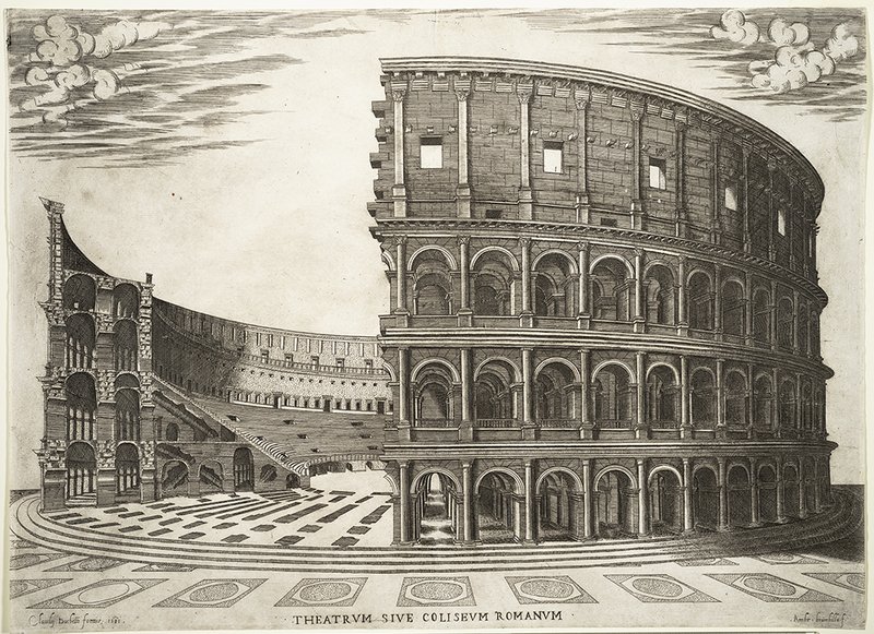 Engraving of the Colosseum