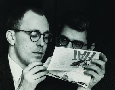 12 Ginsberg and Carroll reading at Sherman Hotel
