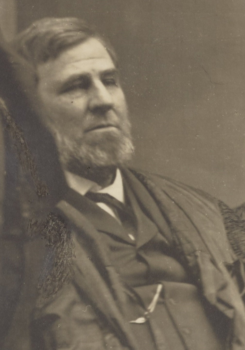 Detail from Photograph of the Chase Court: Justice Davis