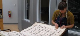Antiphonarium 2.JPG from Video:  The University of Chicago Library Preservation Labs