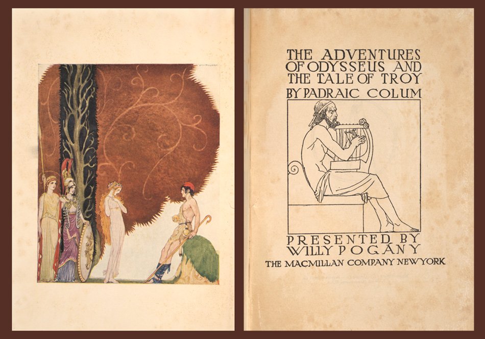 Title page of The Adventures of Odysseus and the Tale of Troy. . . .