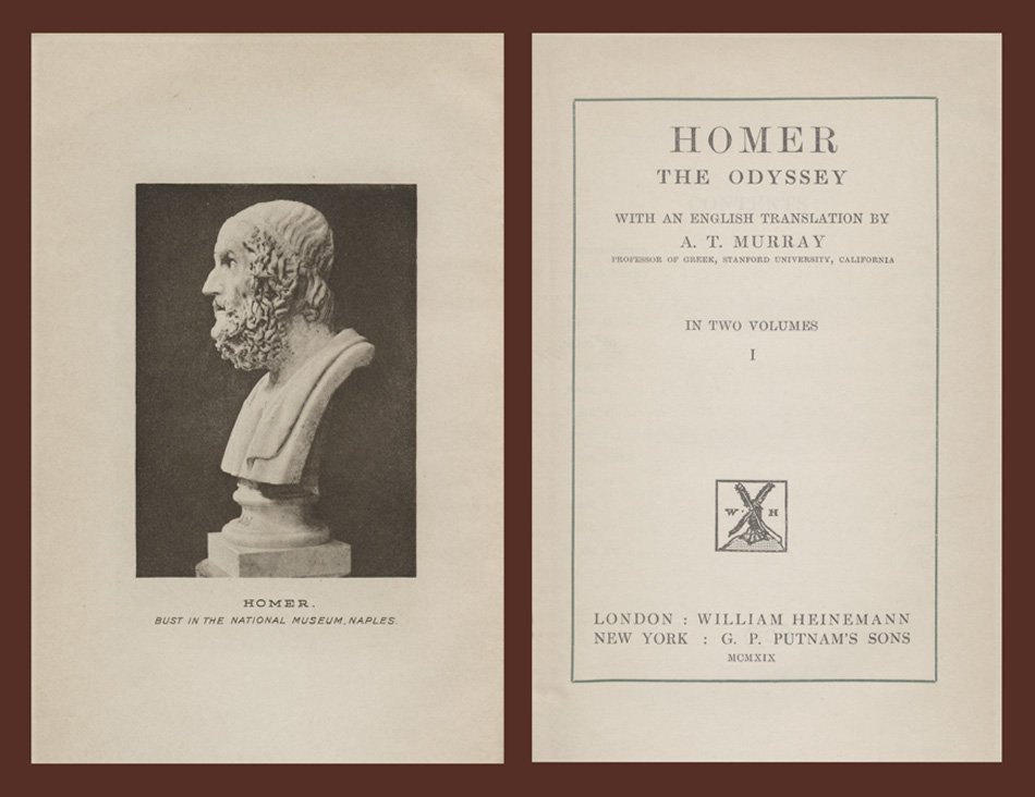 Title pages for the Loeb Classical Library series of classical translations