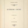 United States Supreme Court: Portraits and Autographs Title Page