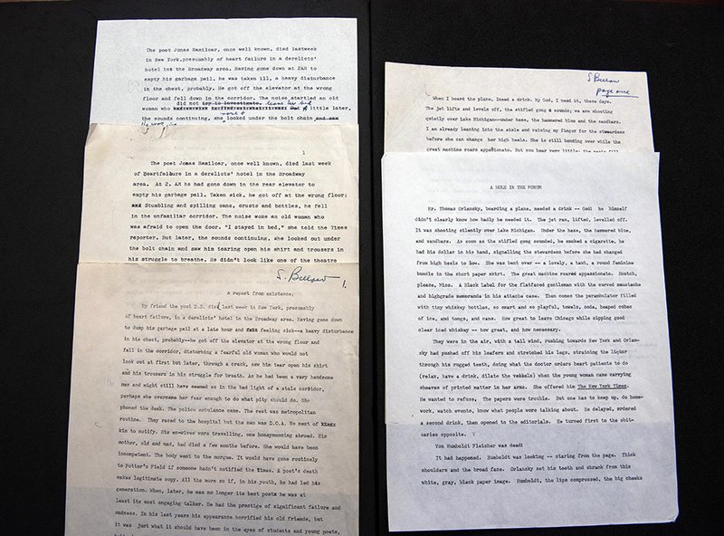 Five pages wh typewritten text
