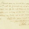 Letter of John Adams to an unknown person - July 28, 1798