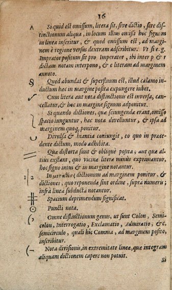 Text from Orthotypographia.