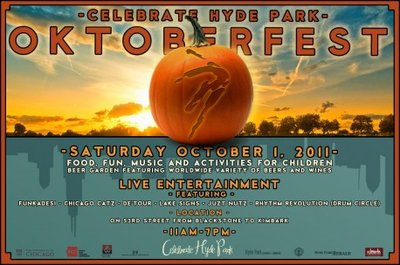 Celebrate Hyde Park Oktoberfest poster