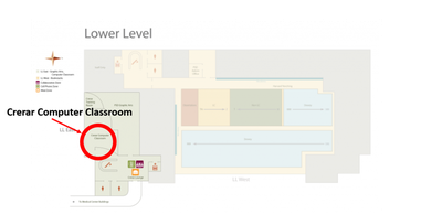 Crerar Lower Level Map