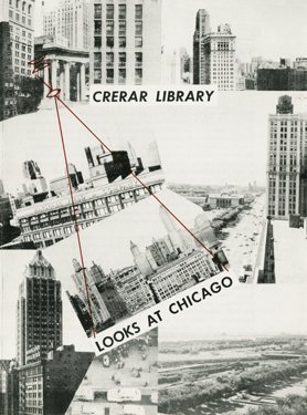 Various photographs of different Chicago skyscrapers.