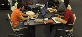 Students in Law Reading Room