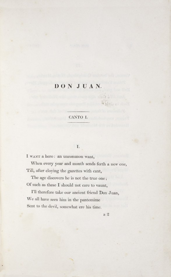 Don Juan.  A New Edition