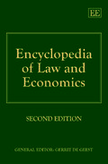 Cover of Elgar Encyclopedia of Law and Economics book