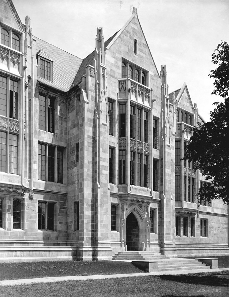 photo of exterior of Eckhart Hall