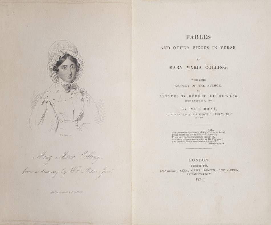 Fables and Other Pieces in Verse. . . . With Some Account of the Author, in Letters to Robert Southey...