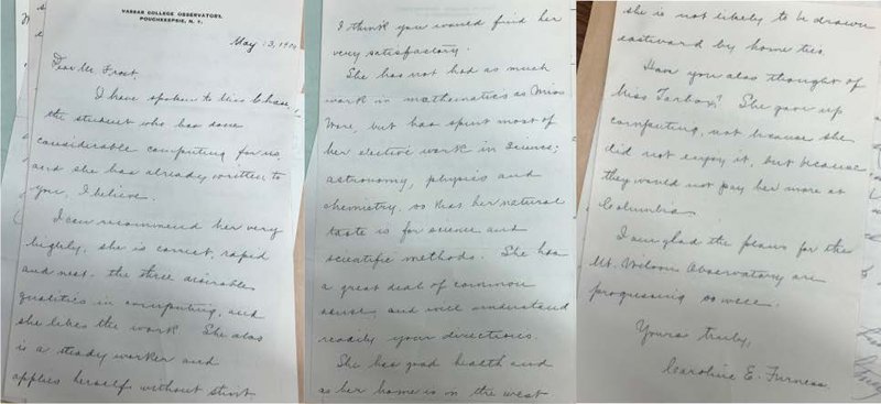 handwritten letter of response