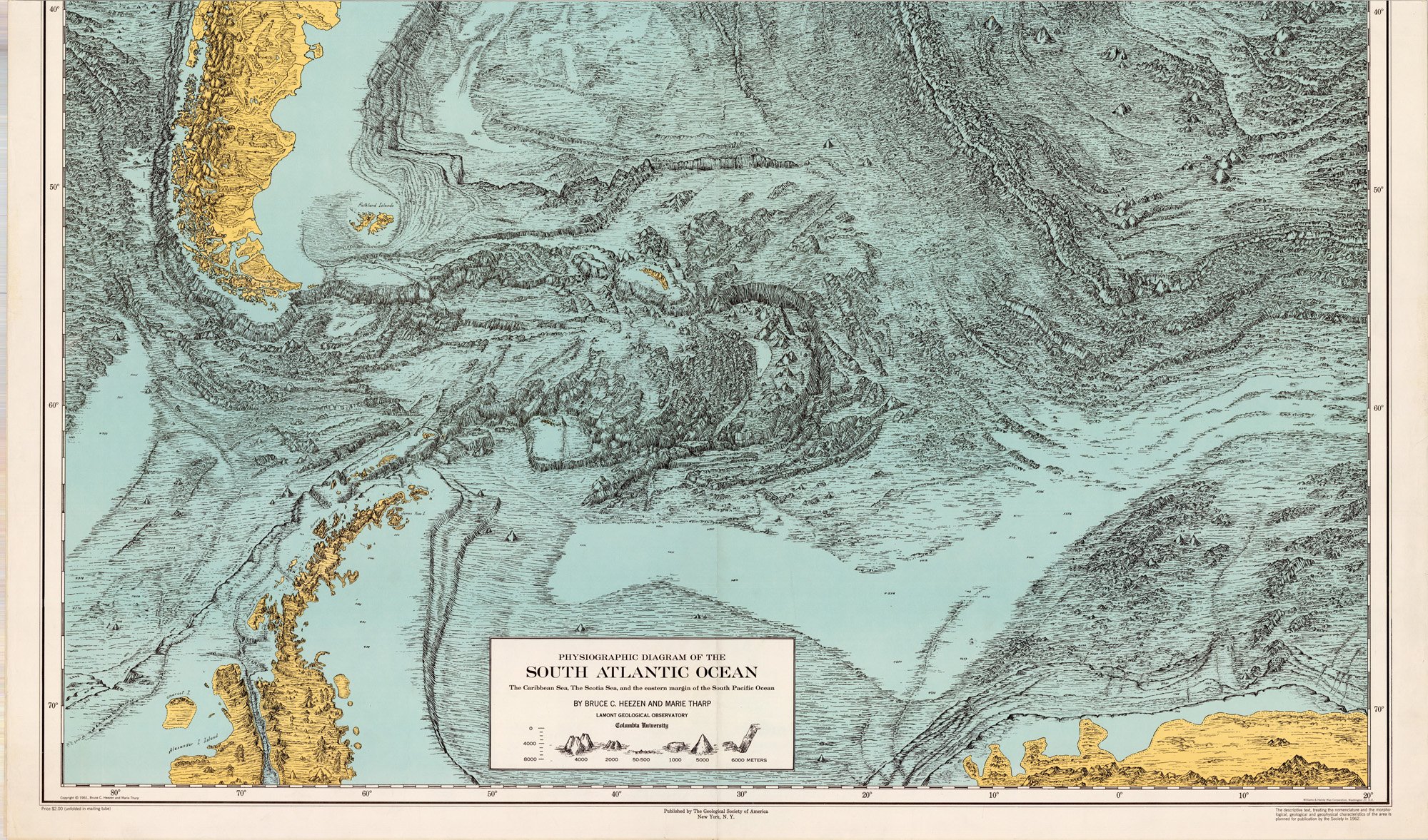 map of south atlantic