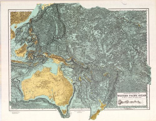 Map of the Western Pacific Ocean