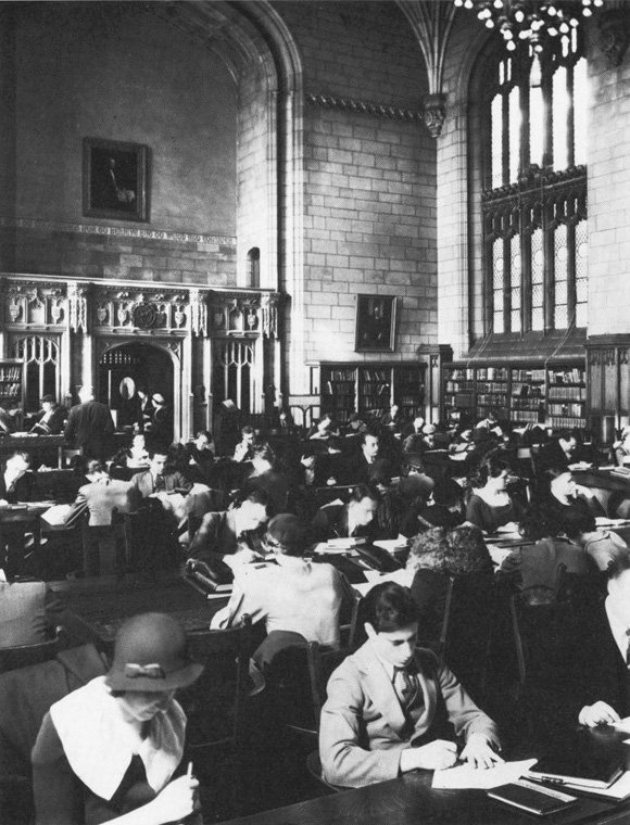 Harper Library reading room, 1932-33