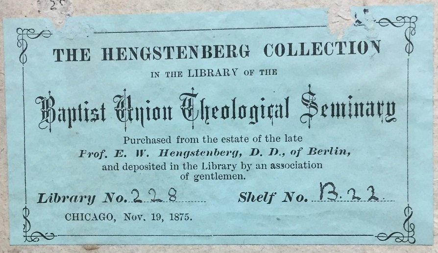 Hengstenberg Collection gift plate