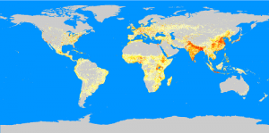 Screenshot of LandScan 2015 Population Database