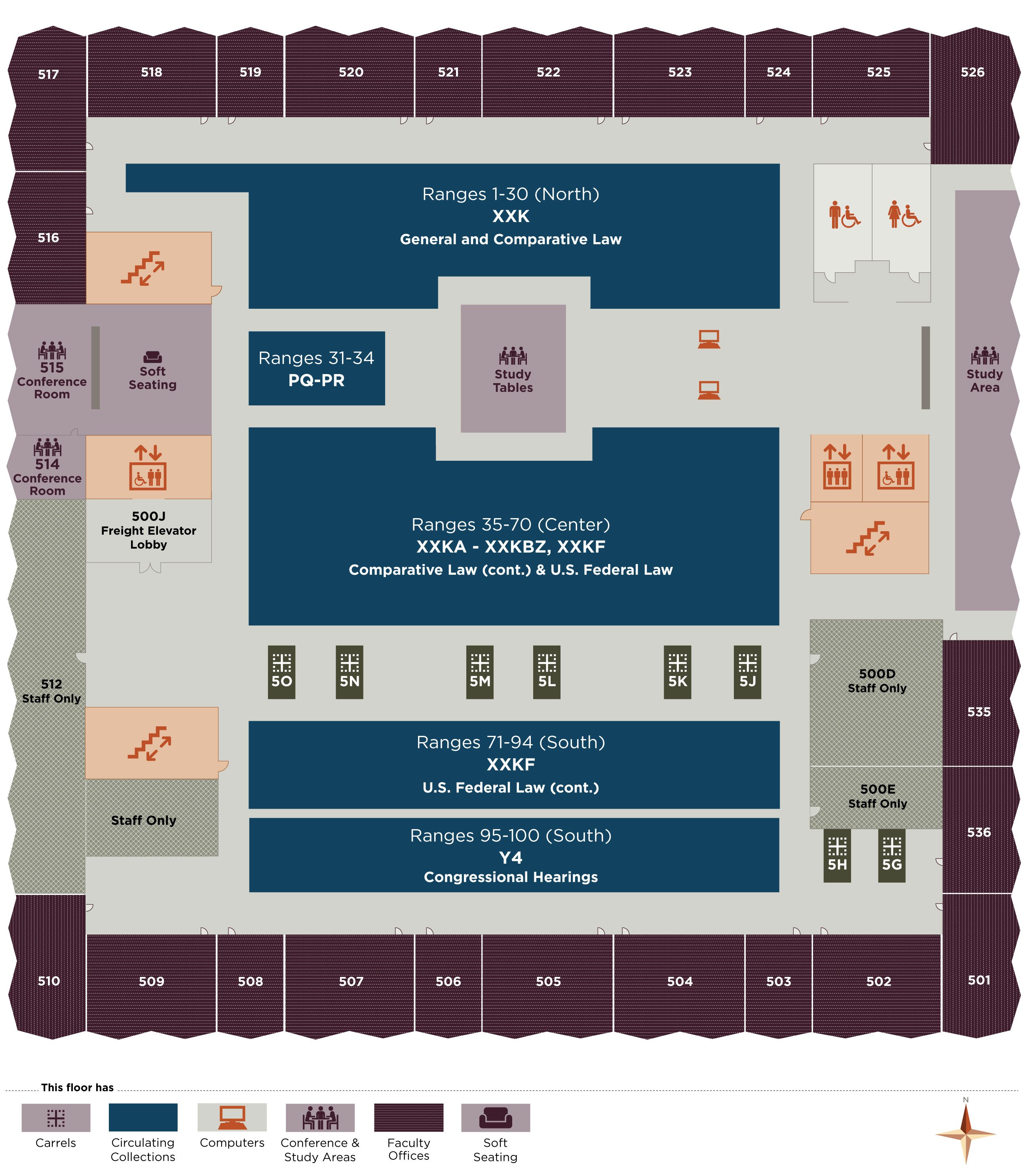 D'Angelo Law 5th Floor Floorplan