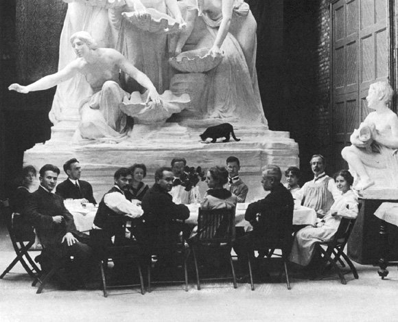 Lorado Taft and party, Midway Studios