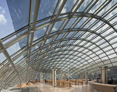 Grand Reading Room with soaring elliptical glass dome