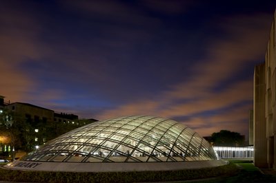 Mansueto Library at sunset