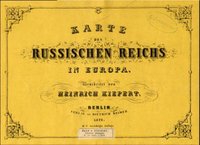 Karte des Russischen Reichs in Europa