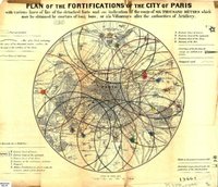 Plan of the Fortifications of the City of Paris ... 1848?