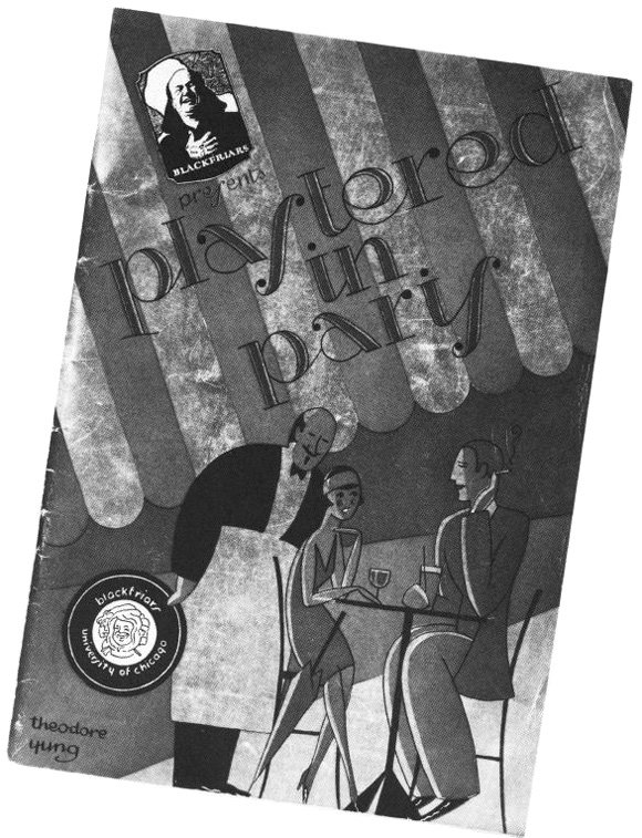 Plastered in Paris, Blackfriars program, 1927