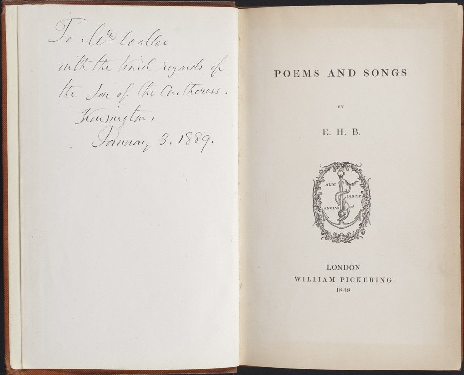 Poems and Songs by E. H. B.