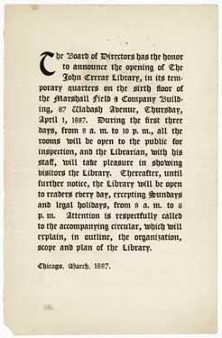 A noted typed in fancy Gothic text.