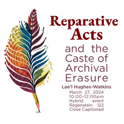 Reparative Archiving Event Logo