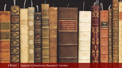 Spines of rare books