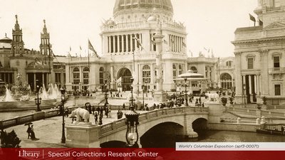 Administration building at the 1893 World's Columbian Exposition.