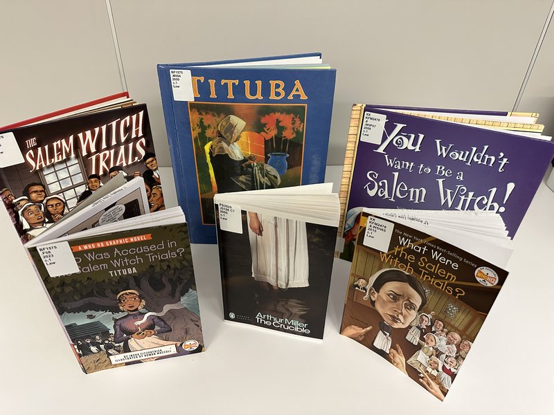 Selected children's books on the Salem witch trials