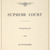 United States Supreme Court: Portraits and Autographs Title Page