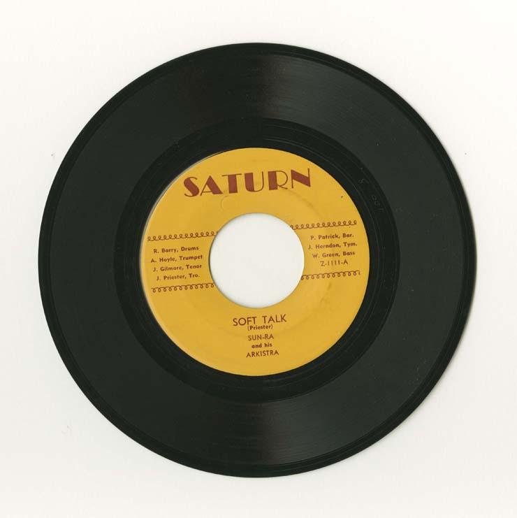 An old vinyl record.