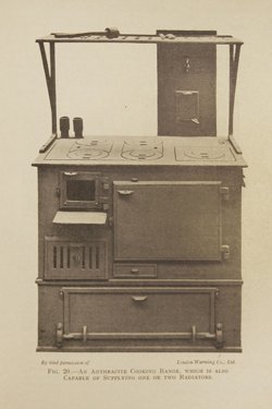 A metal stove-oven set.